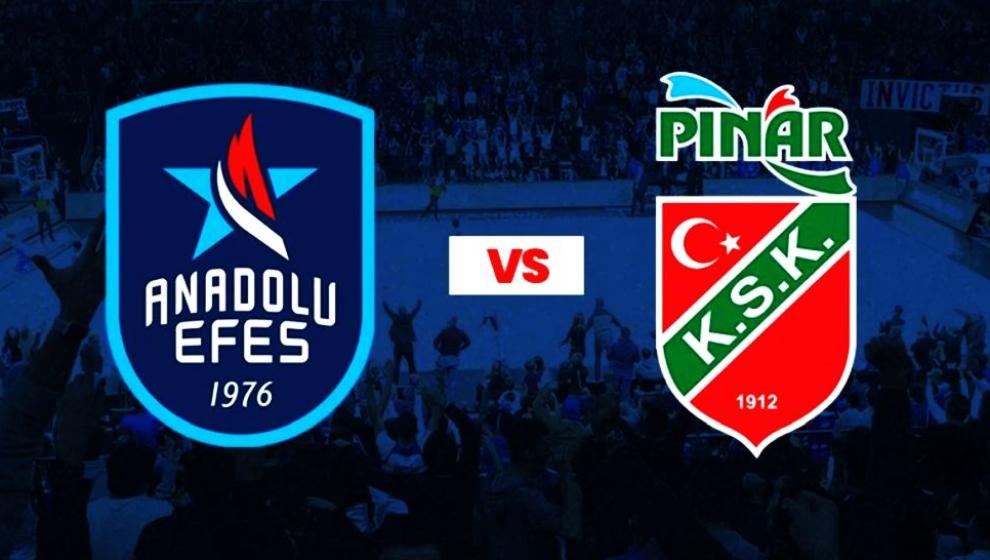 Anadolu Efes 2'de 2 yaptı! Pınar Karşıyaka'yı 82-68 yendi...