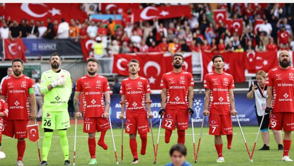 Ampute Milli Futbol Takımı üst üste 3. kez Avrupa şampiyonu