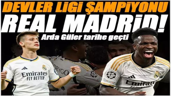 Gelenek bozulmadı! Avrupa'nın en iyisi Real Madrid..!