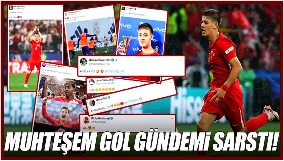 Arda Güler'in muhteşem golüne futbol dünyasının yıldızlarından paylaşım yağdı..!