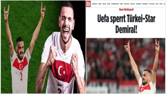 Alman Bild gazetesi iddiası: "Merih Demiral'e 2 maç men cezası verildi..!" TFF'den açıklama...