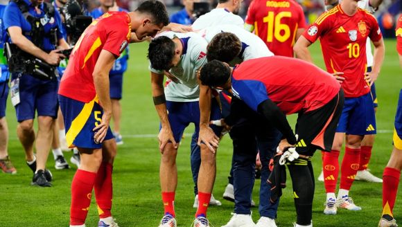 Güvenlik görevlisi, İspanyol yıldız Morata'yı sakatladı