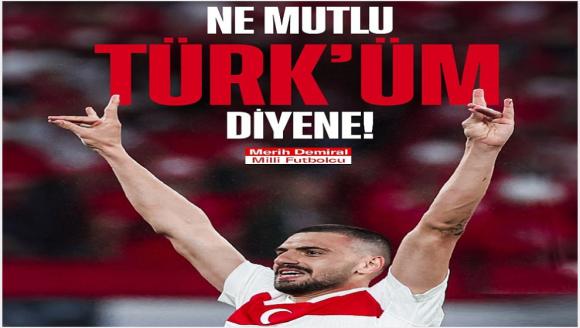 UEFA soruşturma başlatmıştı... Merih Demiral'dan ilk paylaşım: "Ne mutlu Türk'üm diyene!"