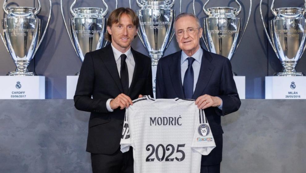 Luka Modric 1 yıl daha Real Madrid'de!