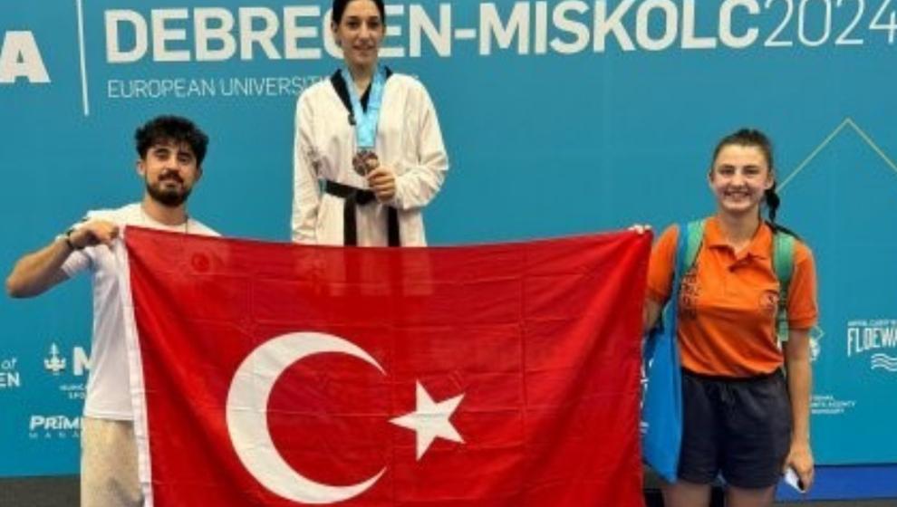 Ondokuz Mayıs Üniversitesi Tekvando Takımı, Avrupa Üniversite Oyunları’nda 2 madalya kazandı