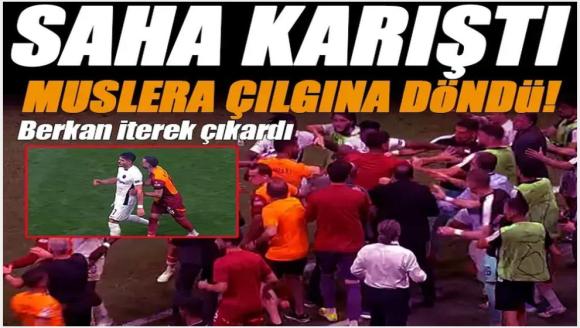 Galatasaray - Young Boys maçında saha karıştı! Muslera çıldırdı..!