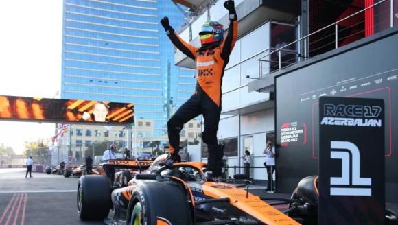 Azerbaycan'da zafer McLaren pilotu Oscar Piastri'nin!