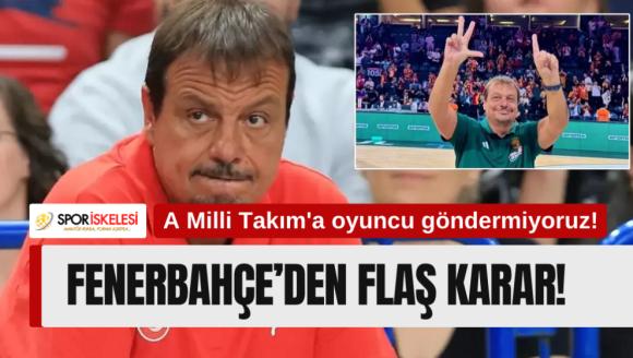 Fenerbahçe'den şaşırtan karar: A Milli Takım'a oyuncu göndermiyoruz!