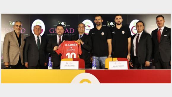 Galatasaray Erkek Voleybol Takımı'nın sırt sponsoru GSYİAD oldu