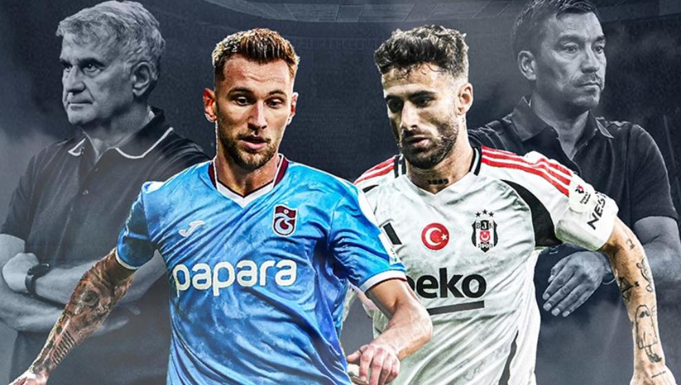 Sezonun ilk derbisi: Trabzonspor - Beşiktaş... İşte ilk 11'ler