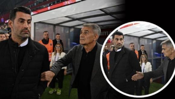 Volkan Demirel, Şenol Güneş'in elini sıkmadı ortalık karıştı! Maç sonu tansiyon daha da yükseldi