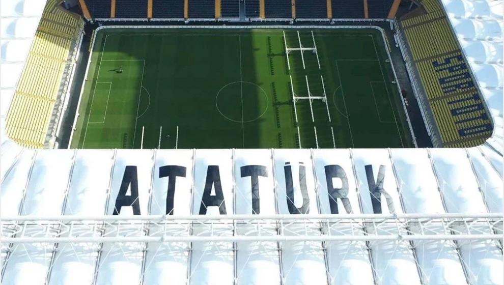 Fenerbahçe, Mustafa Kemal Atatürk'ün ismini Ülker Stadı'nın çatısına işledi