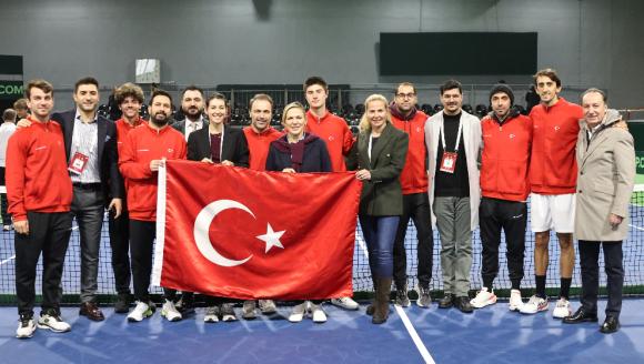 A Milli Erkek Tenis Takımı, Dünya Grubu 1'e yükseldi