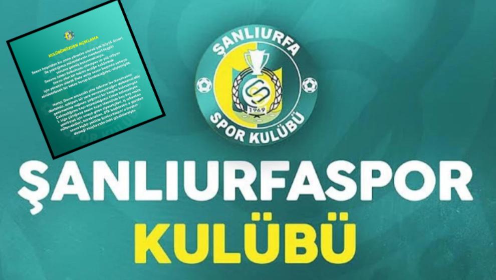 Şanlıurfaspor yönetimi istifa etti! 