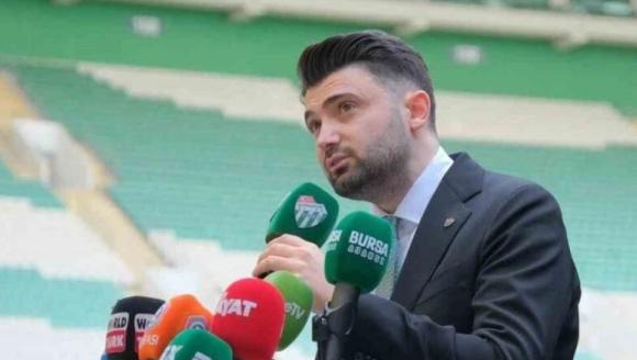 Bursaspor Başkanı Enes Çelik'ten sert tepki: "İstenmiyorsak açıkça söyleyin!"