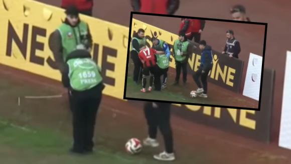 Eskişehirspor - Bornova 1877 maçında yürekleri ağza getiren anlar!